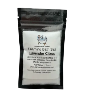 Foaming Bath Salts Single Use Pack