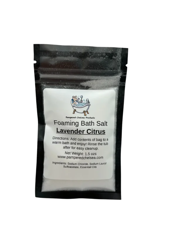 Foaming Bath Salts Single Use Pack