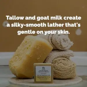 tallow goat milk soap
