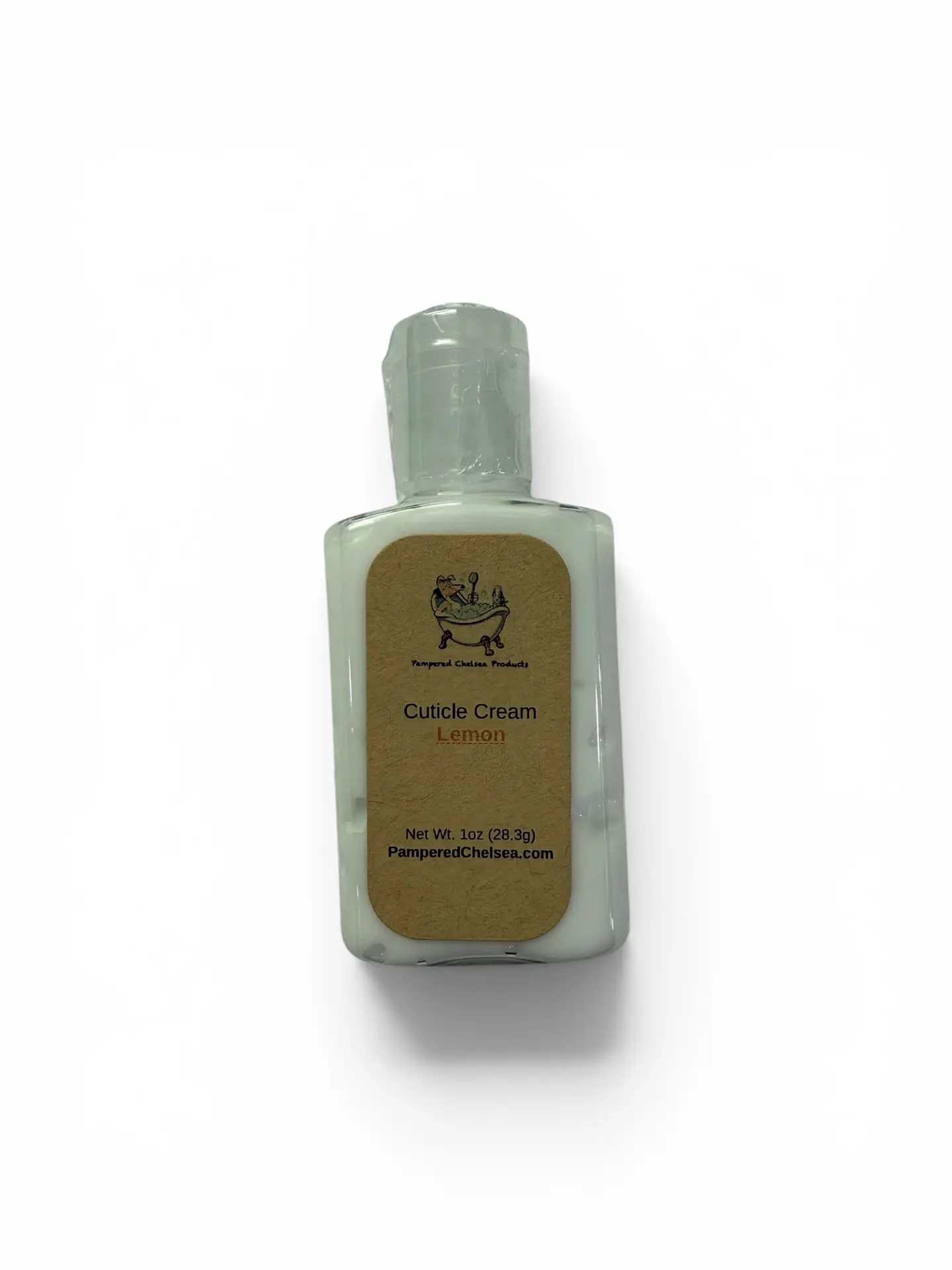 cuticle cream Lemon cuticle cream bottle