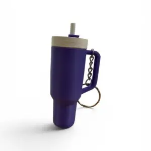keychain tumbler 3d printed