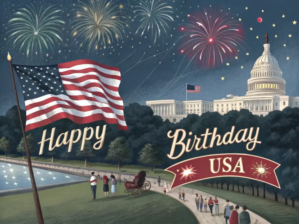 Happy Birthday USA! Happy Birthday USA fireworks