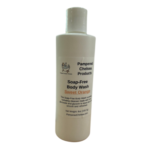 Sweet Orange body wash bottle